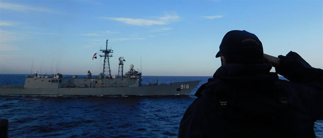 Πολεμικό Ναυτικό: Εντυπωσιακές εικόνες από την ελληνοαιγυπτιακή συνεκπαίδευση 