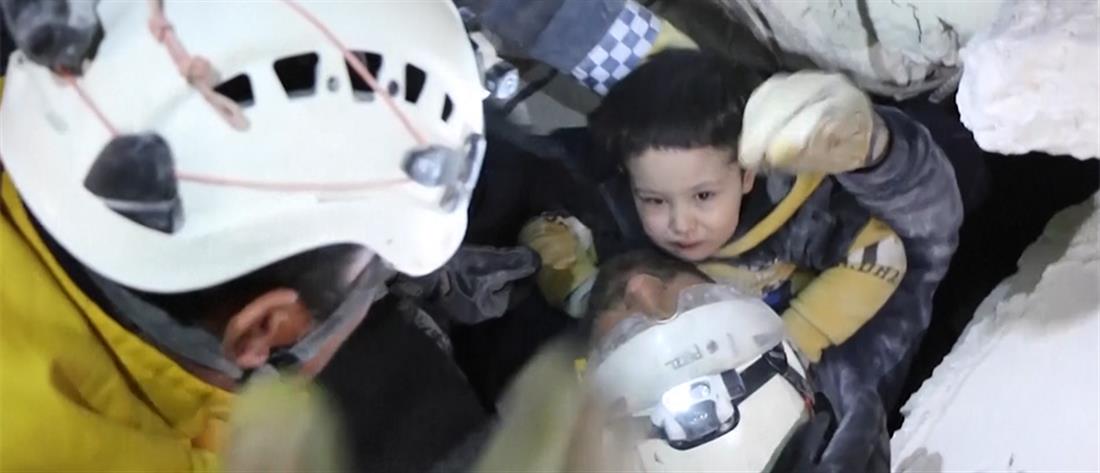 Σεισμός στη Συρία: Μάχη με το χρόνο για τους επιζώντες (βίντεο)