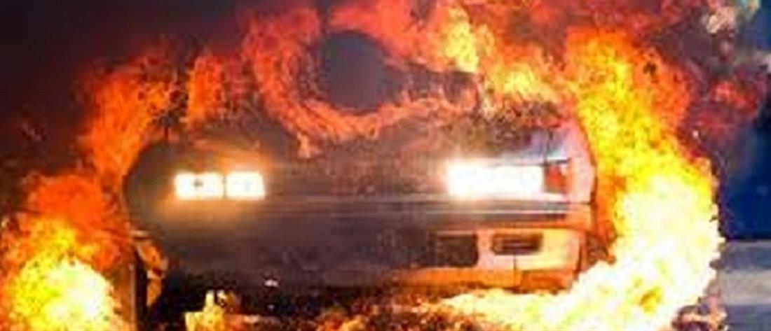 Θεσσαλονίκη: Φωτιά σε αυτοκίνητο εν κινήσει