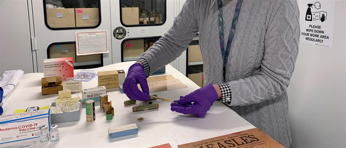 Κορονοϊός: αντικείμενα και ντοκουμέντα της πανδημίας έγιναν εκθέματα σε Μουσείο