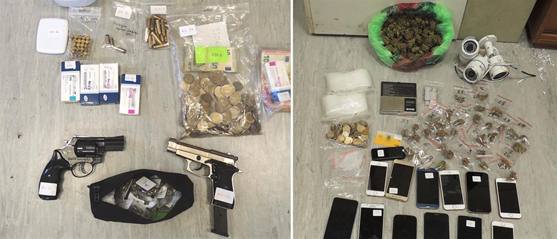 Όπλα και ναρκωτικά βρέθηκαν σε “σαφάρι” της Αστυνομίας (εικόνες)