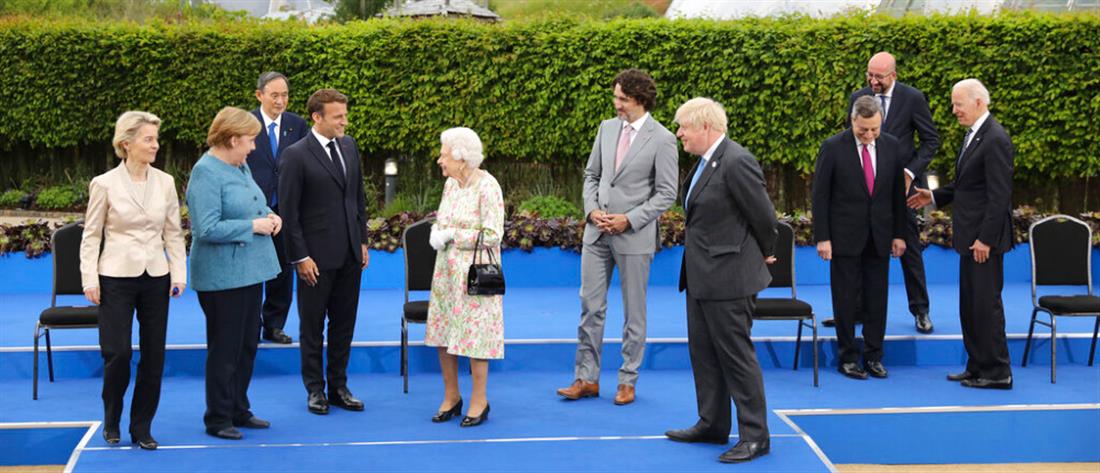G7: Η βασίλισσα Ελισάβετ παρέθεσε δεξίωση στους ηγέτες (εικόνες)