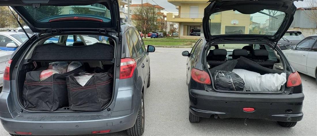 Κιλκίς: Αδέλφια έβαλαν στην Ελλάδα δυο αυτοκίνητα κάνναβη (εικόνες)