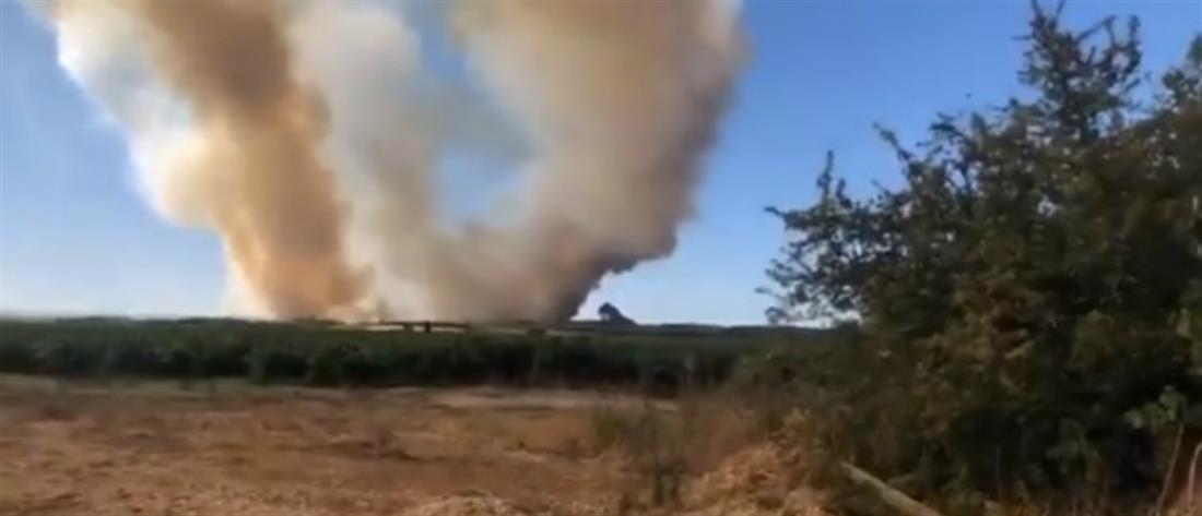 Συνετρίβη πυροσβεστικό αεροσκάφος στην Γαλλία (βίντεο)