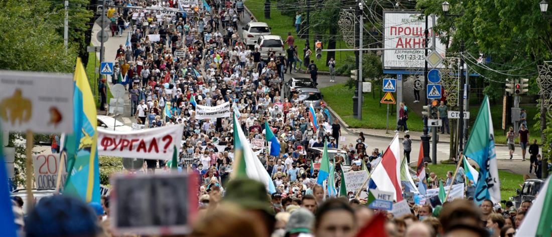 Λευκορωσία: Αυξάνονται οι πιέσεις για νέες εκλογές (εικόνες)
