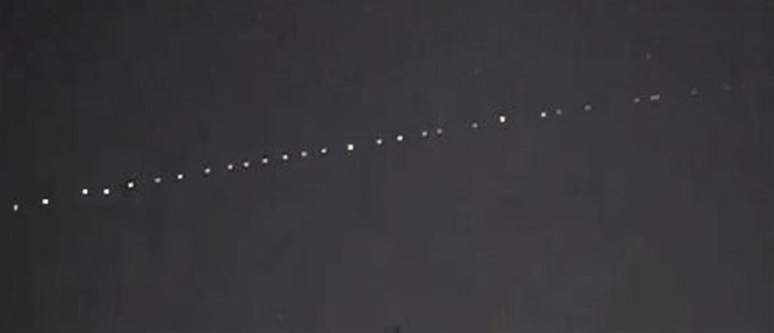 Κοζάνη: δορυφόροι Starlink της SpaceX ορατοί στον ουρανό (βίντεο)