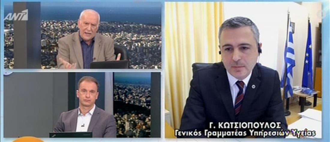 Κωτσιόπουλος στον ΑΝΤ1: η αναμονή για ΜΕΘ δεν ξεπερνάει τις 24 ώρες (βίντεο)