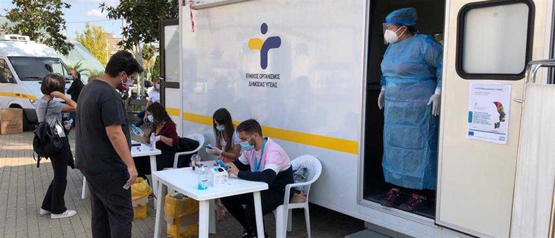 Κορονοϊός: δεκάδες κρούσματα σε rapid τεστ στο Περιστέρι