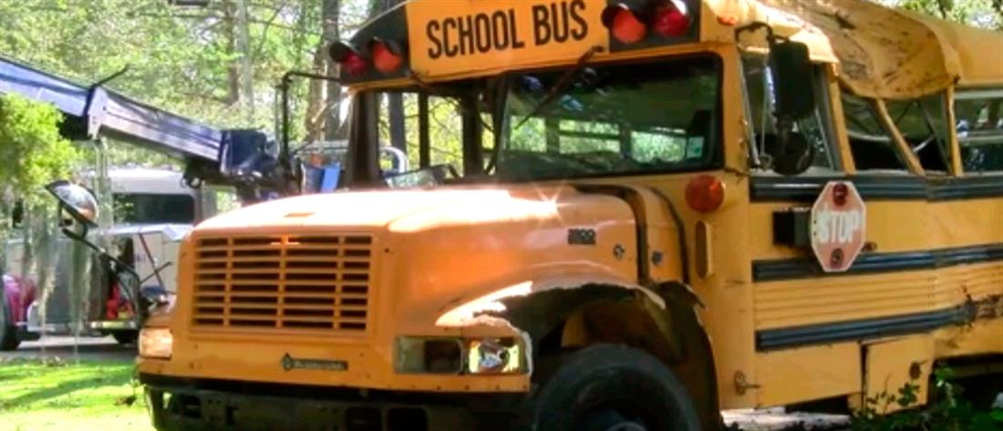 Ανήλικος έκλεψε σχολικό λεωφορείο (εικόνες)