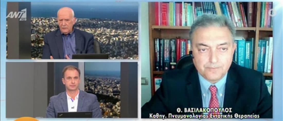 Βασιλακόπουλος στον ΑΝΤ1: γιατί το lockdown δεν απέδωσε τα αναμενόμενα (βίντεο)
