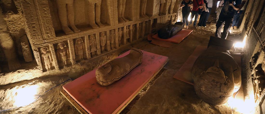 Αίγυπτος: φαραωνικές σαρκοφάγοι βρέθηκαν στη Νεκρόπολη της Σακκάρα