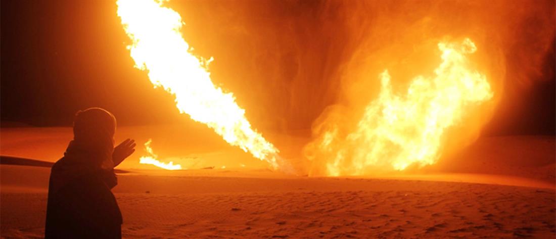 Αίγυπτος: Ένοπλοι “χτύπησαν” αγωγό αερίου (εικόνες)