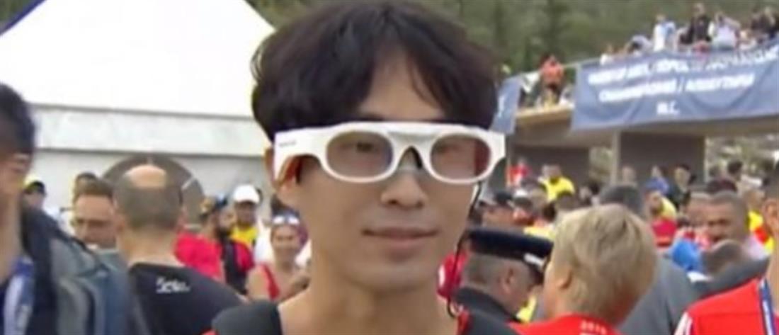 37ος Μαραθώνιος: Τυφλός αθλητής τερμάτισε χωρίς συνοδεία