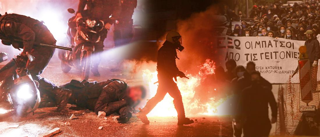 Νέα Σμύρνη: “Πόλεμος” στην πλατεία - Άγρια επίθεση δέχθηκαν αστυνομικοί (βίντεο)