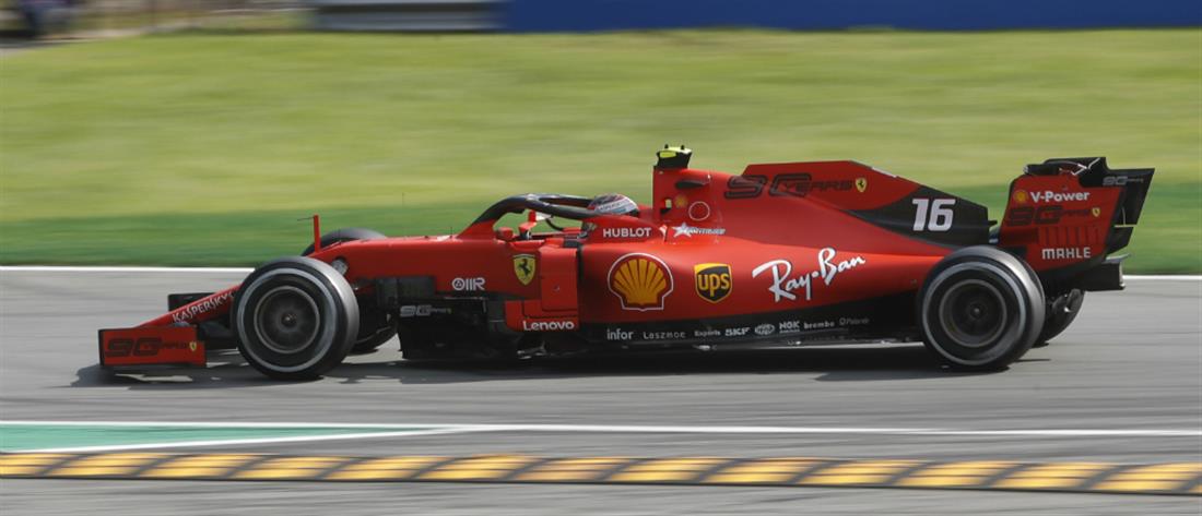 F1: Ντελίριο στη Μόντσα για την πρωτιά της Ferrari του Λεκλέρκ