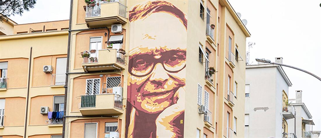 Ένιο Μορικόνε: γκράφιτι - γίγας στη Ρώμη για το συνθέτη (εικόνες)
