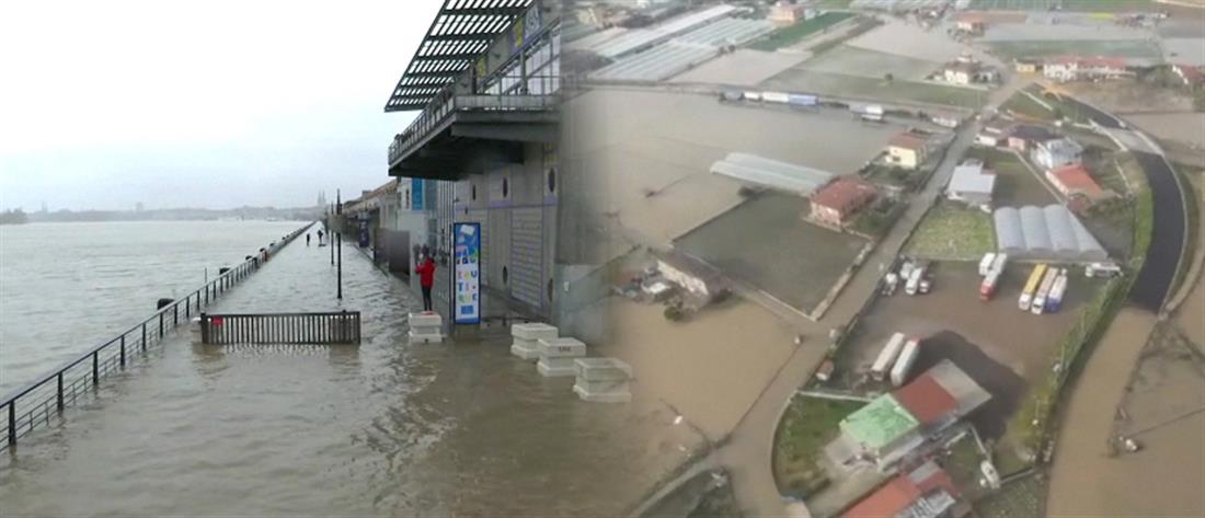 Καταστροφικές πλημμύρες σε Ιταλία και Γαλλία (εικόνες)