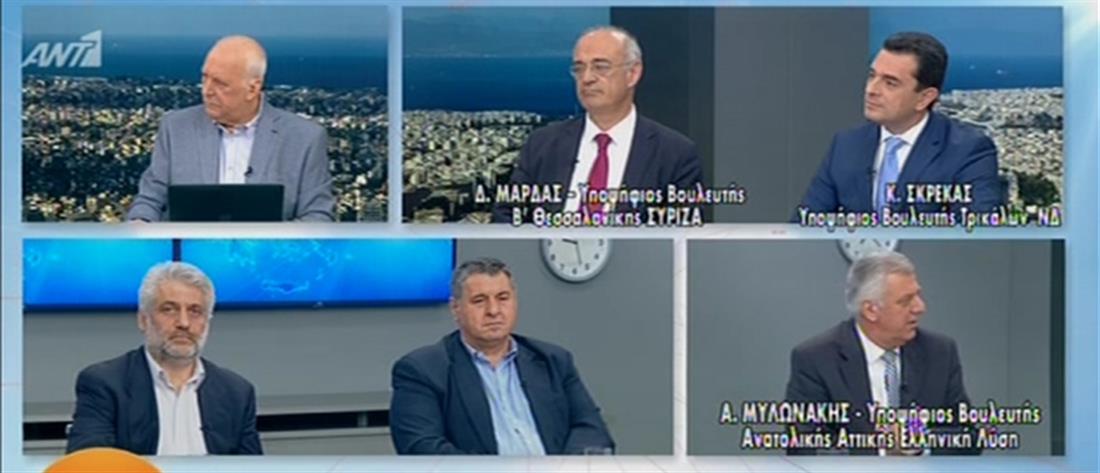 Εκλογές 2019: Μάρδας, Σκρέκας και Μυλωνάκης στον ΑΝΤ1 (βίντεο)