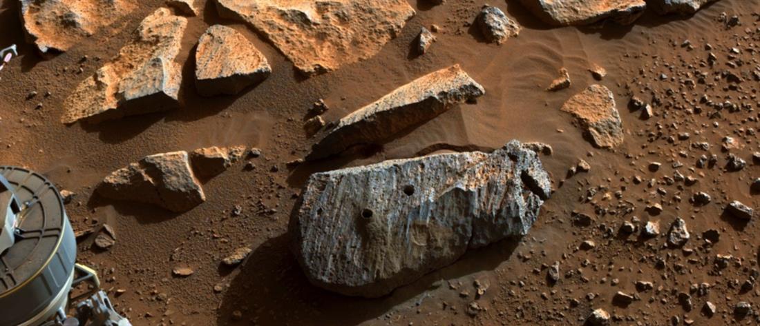 NASA - Άρης: Μακρόχρονη έκθεση σε νερό “μαρτυρούν” τα πρώτα πέτρινα δείγματα (βίντεο)