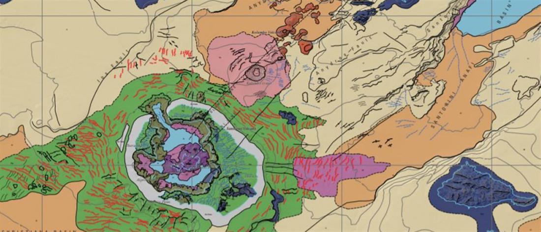 Σαντορίνη: Πρώτος γεωμορφολογικός χάρτης... από άλλο πλανήτη 