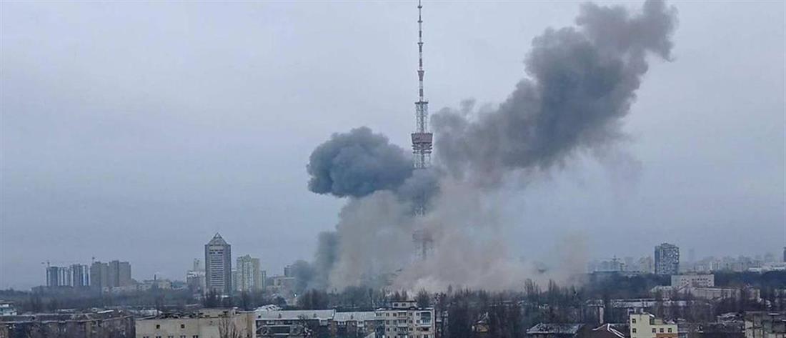Πόλεμος στην Ουκρανία: Βομβαρδισμός στο Κίεβο (εικόνες)