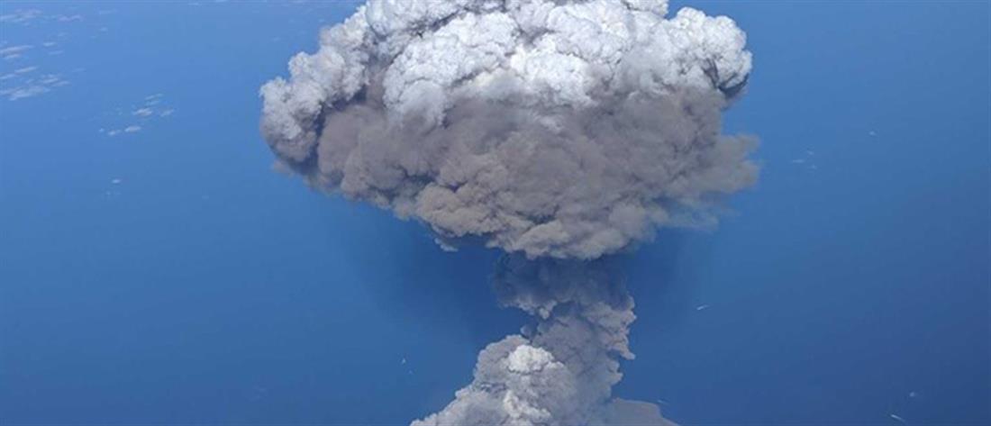 Η στιγμή της έκρηξης στο ηφαίστειο Στρόμπολι (βίντεο)