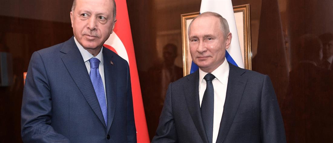 Επικοινωνία Πούτιν - Ερντογάν για την ανατολική Μεσόγειο