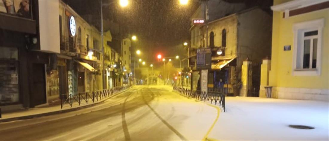 “Λέανδρος”: Επέλαση του χιονιά στην Κοζάνη (εικόνες)