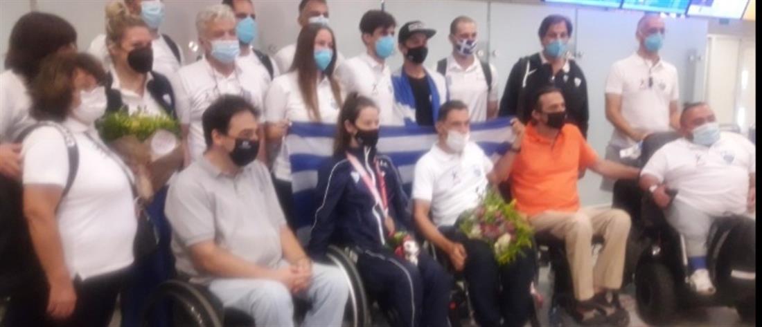 Παραολυμπιακοί Αγώνες: Εντυπωσιακή υποδοχή για τους Έλληνες αθλητές (εικόνες)