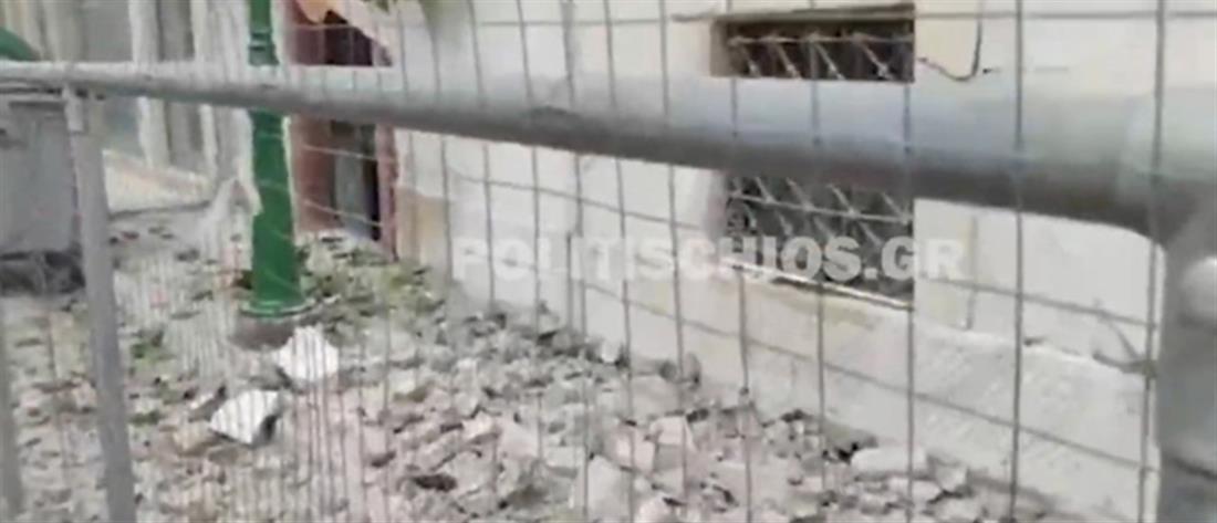 Σεισμός στην Σάμο: Ζημιές και στην Χίο (εικόνες)