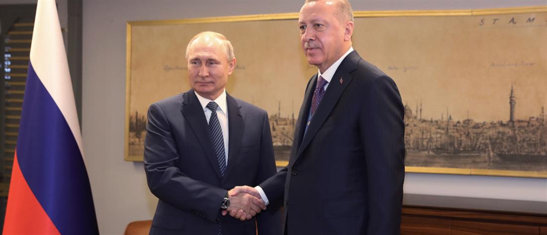 Λιβύη και Συρία στο επίκεντρο της συνάντησης Πούτιν – Ερντογάν
