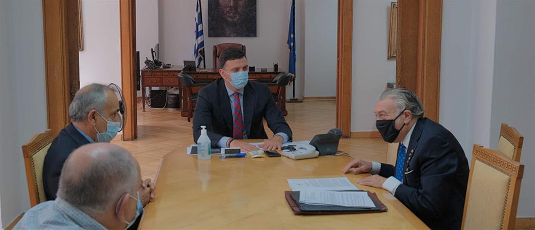 Κικίλιας: Συνάντηση με τον Πρόεδρο του Κεντρικού Ισραηλιτικού Συμβουλίου