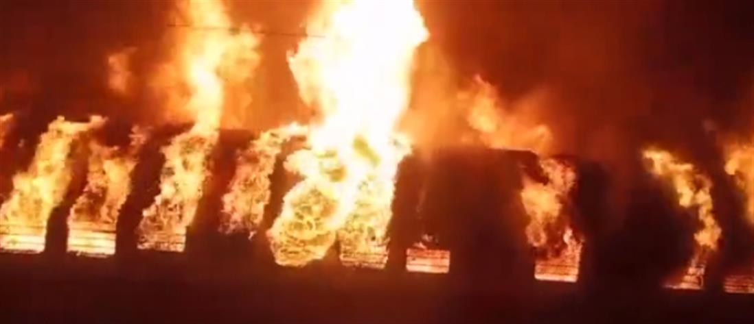 Ινδία: πολύνεκρη φωτιά σε τρένο (βίντεο)