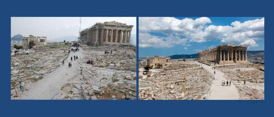 Μενδώνη: Οι διαδρομές στην Ακρόπολη πριν και μετά την αποκατάστασή τους (βίντεο)