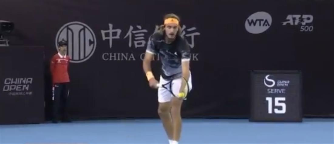 Στους “4” του China Open προκρίθηκε ο Στέφανος Τσιτσιπάς (βίντεο)