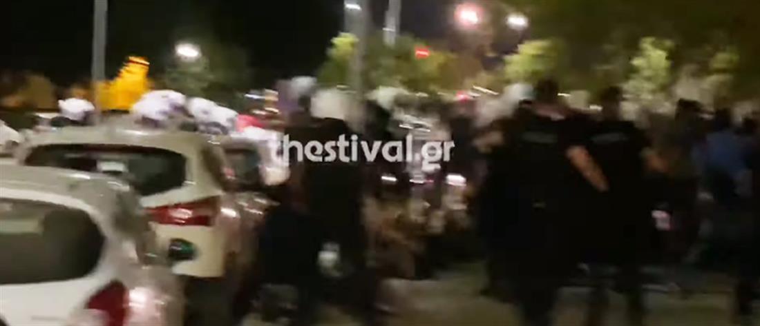 Επεισόδια σε πορεία στην Θεσσαλονίκη (βίντεο)