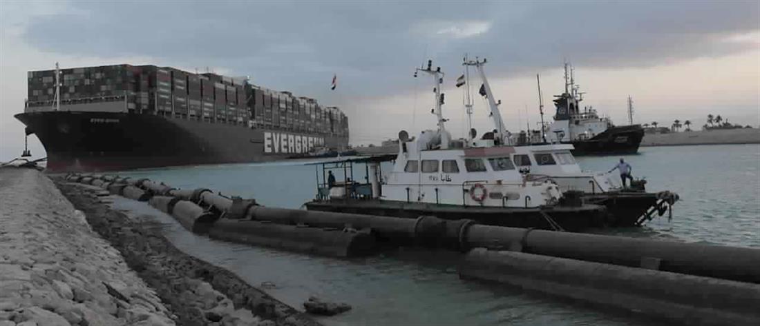 Διώρυγα του Σουέζ: Εντολή Αλ Σίσι για ξεφόρτωμα του πλοίου