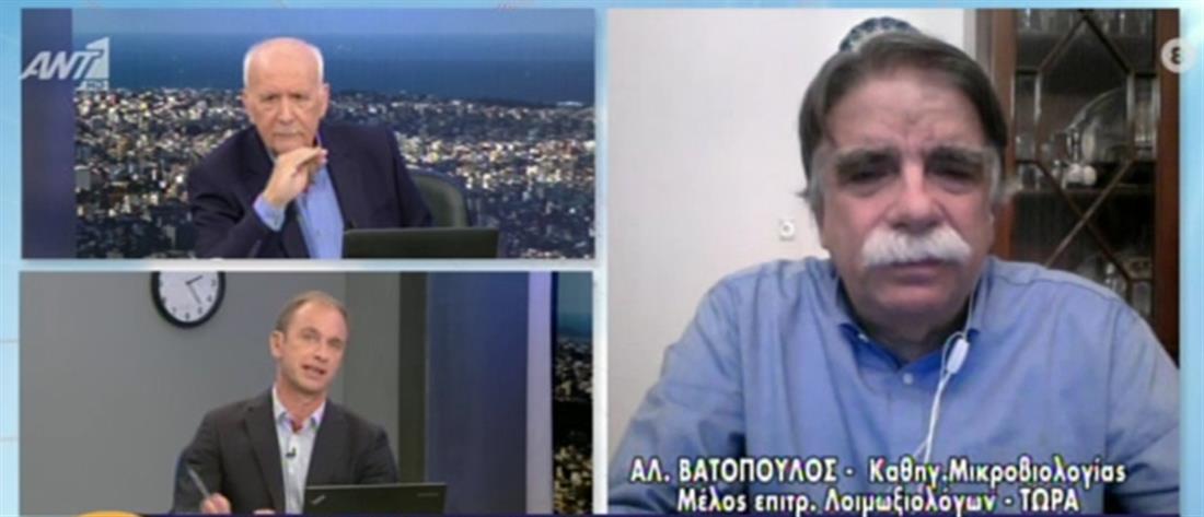 Κορονοϊός - Βατόπουλος στον ΑΝΤ1: Θέμα ωρών οι ανακοινώσεις για τα νέα μέτρα (βίντεο)