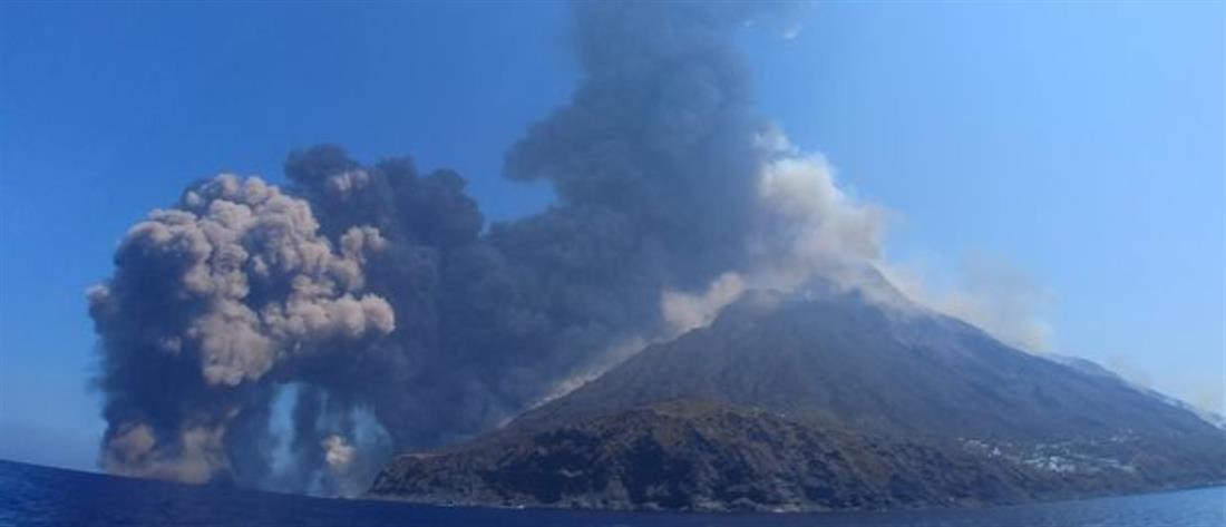 Νέα έκρηξη στο ηφαίστειο Στρόμπολι (βίντεο)