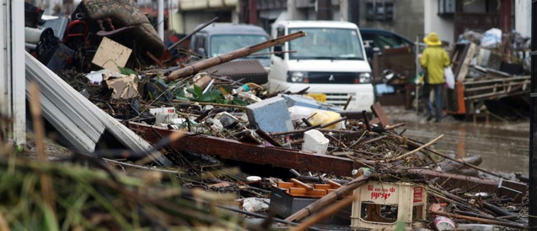 Δεκάδες νεκροί από τις πλημμύρες στην Ιαπωνία (εικόνες)