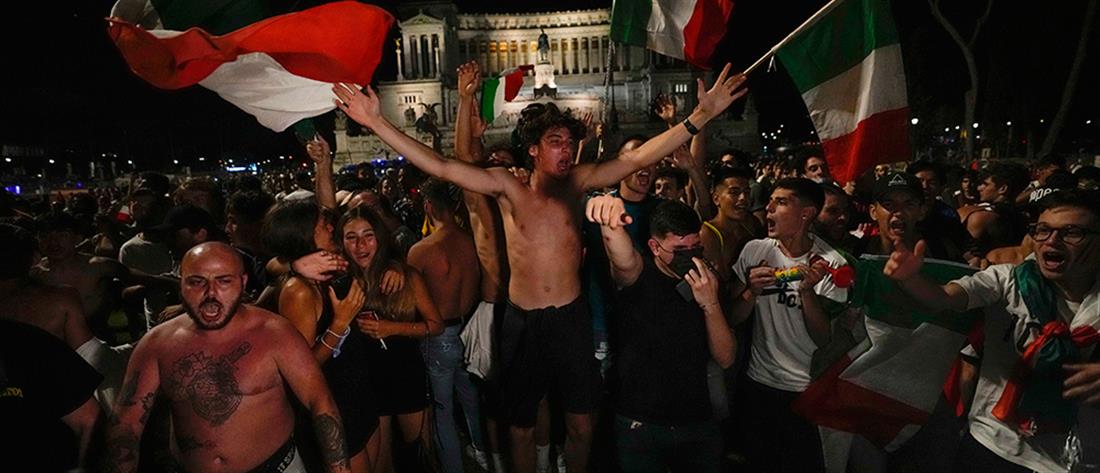 Euro 2020 – Ιταλία: έξαλλοι πανηγυρισμοί για την πρόκριση (εικόνες)