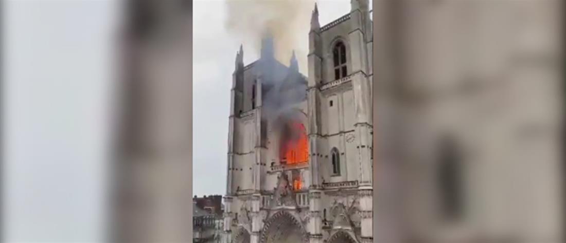 Ναντ: Υπό κράτηση ύποπτος για τη φωτιά στο καθεδρικό ναό
