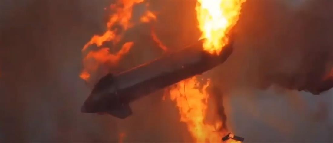 SpaceX: Εξερράγη κατά την προσγείωση και ο τρίτος πύραυλος Starship (βίντεο)