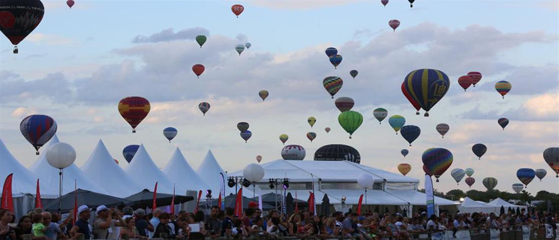 Γαλλία: Τα αερόστατα που ετοιμάζονται για παγκόσμιο ρεκόρ (βίντεο)