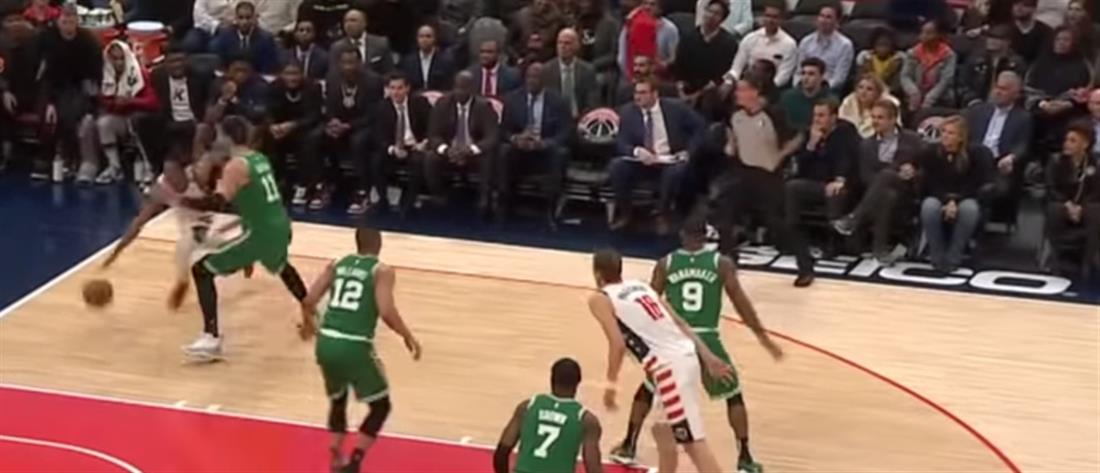 Αγώνα NBA είδε ο Μητσοτάκης με την Μαρέβα (βίντεο)