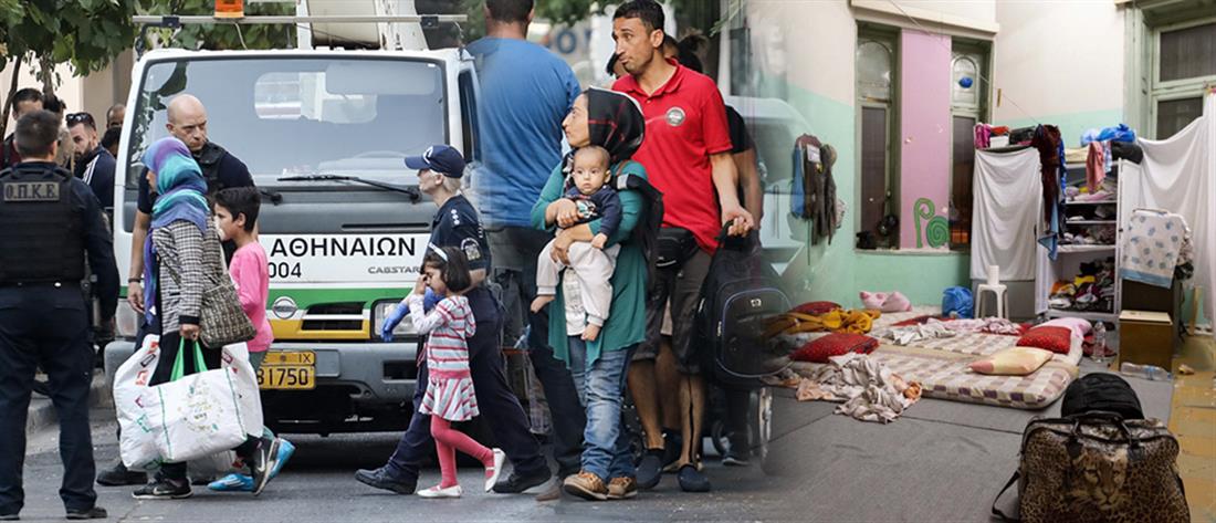 Βίντεο: Η επιχείρηση εκκένωσης δυο υπό κατάληψη κτηρίων στην Αχαρνών