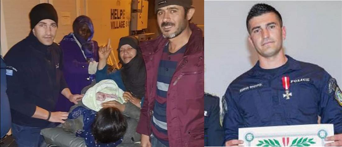 Ήρωας Ειδικός Φρουρός ξεγέννησε προσφυγοπούλα