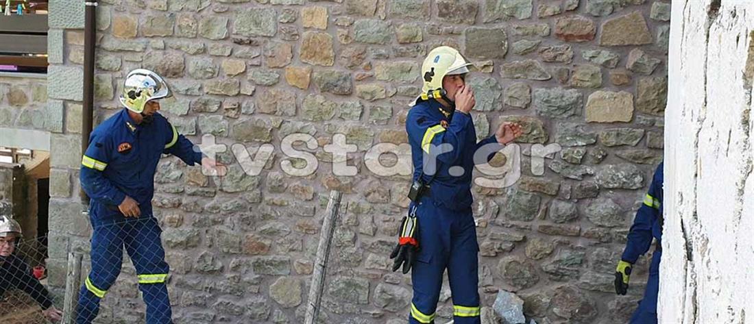 Τραγωδία: εργάτης καταπλακώθηκε από τοίχο (εικόνες)
