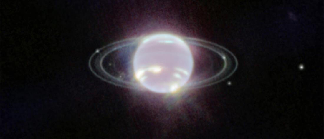 To James Webb φωτογράφησε τον Ποσειδώνα και τους δακτυλίους του (εικόνες)