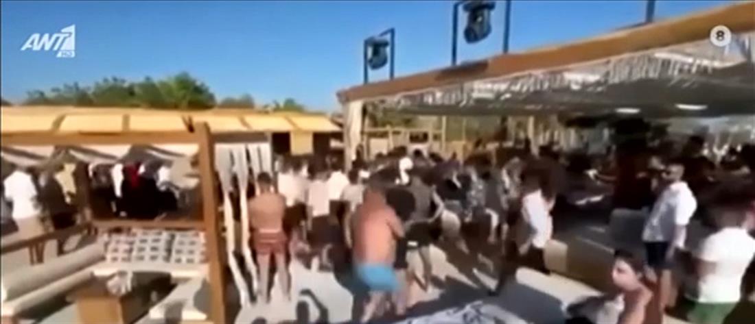 Μύκονος: Καβγάς με πολύ ξύλο ανάμεσα σε παρέες σε beach bar (βίντεο)